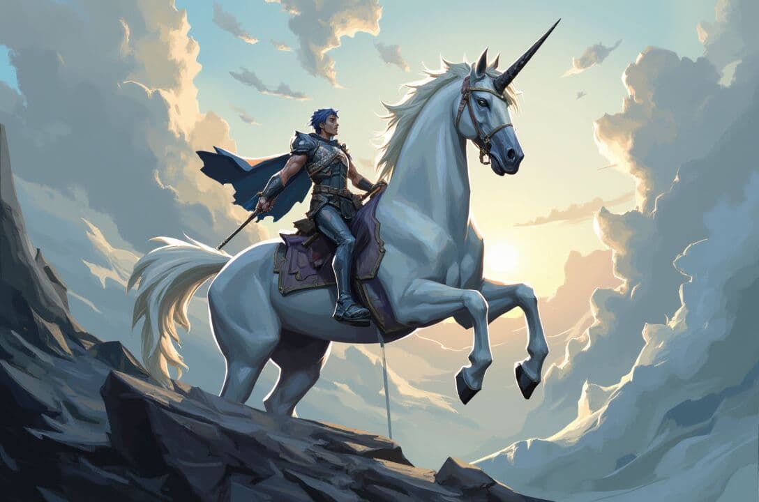 man-riding-unicorn